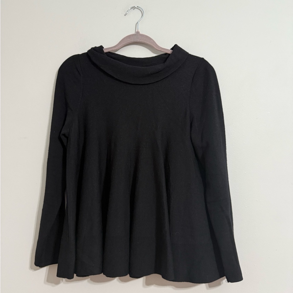 COS Black Cowl Neck Sweater